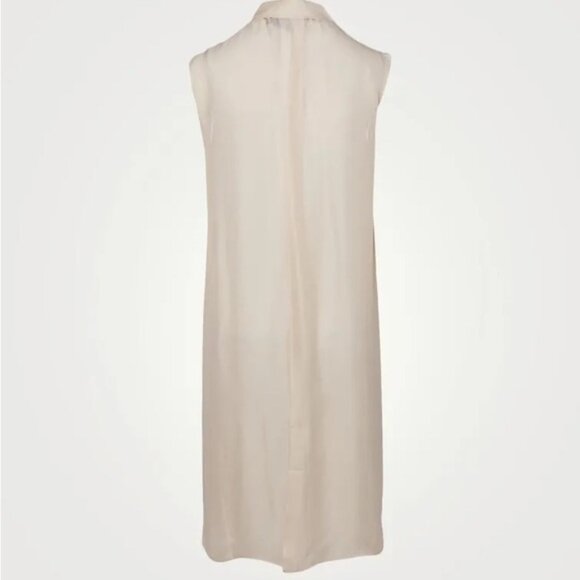 BIRGITTE HERSKIND Norma Silk-Blend Sleeveless Shirt Dress - Picture 2 of 11